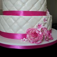 Weddingcake White Pink