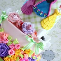 Princess cake and her dresses 