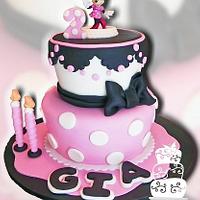 Gia Lopez 2nd Minnie Birthday Cake