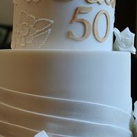 My parent's 50th Wedding Anniversary Cake