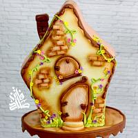 Fairy tale house cake