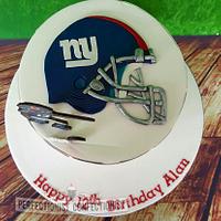Alan - New York Giants Birthday Cake