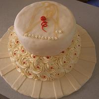Ivory Wedding cake