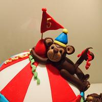 Circus cake for Alaska