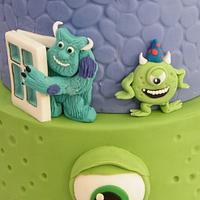 Monster Inc Cake (made with permission from original designer!)