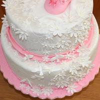 christening cake for girls
