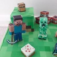Minecraft Cake 100% edible :)