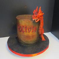 Wingsy the Dragon Cake