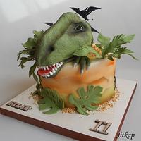 Jurassic World cake