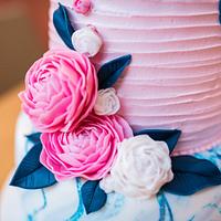 Wedding flowers cake - SweetART by Eli