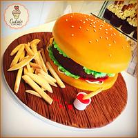 Burger Cake 🍔🍟