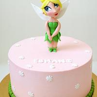 Tinkerbell theme Cake