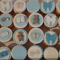 Twins Christening cake