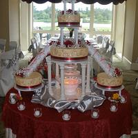 Bridge of Love wedding cake 