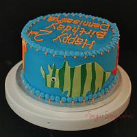 Meri Meri Dino Theme Cake