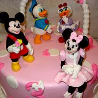 Minnie,, Mickey, Donald and Daisy