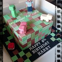 minecraft cake