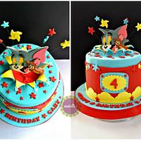 Tom & Jerry All-Star Birthday Cake