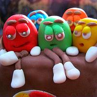 M&M cake