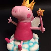 Fairy Peppa Pig Cake topper