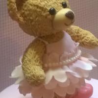 Ballerina Bear birthday cake