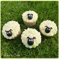 Sheepish Cupcakes
