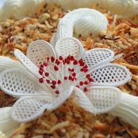 Edible Sugar lace flower 