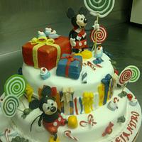 mickey mouse cake