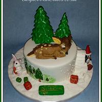 Children's Fruit Christmas Cake