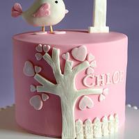 Sweet little bird cake