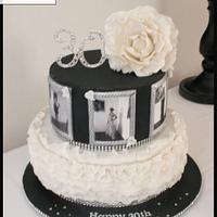 Picture frame cake
