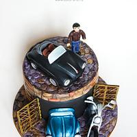 garage cake