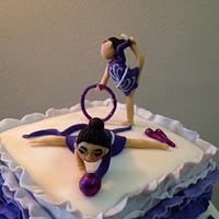 Rhythmic Gymnastics Cake
