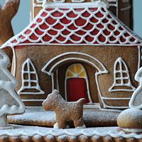 Christmas gingerbread house