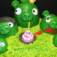 "Pigs Rule !" Angry Birds Birthday