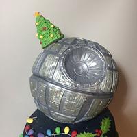 Star Wars & Christmas Cake