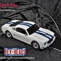 1965/2016 Ford Mustang Shelby GT350 Car Cake