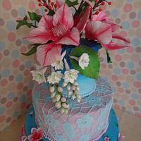 Chinoiserie Style Cake