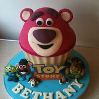 Toy Story 3 giant cupcake