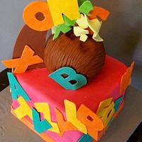 1St Birthday Chicka Chicka Boom Boom Cake