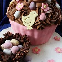 The Easter Giant Cupcakes