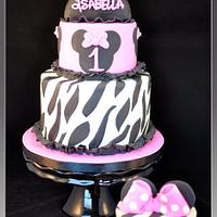 Isabella 1st Birthday cakes
