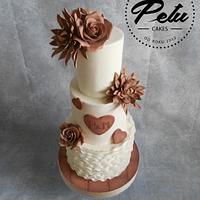 P&M Wedding Cake
