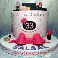Make_up cake by Arty cakes 