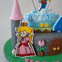 Super Mario and Princess Peach