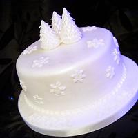 'White Christmas' Christmas Cake