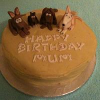 Dog Lovers Cake - Cake by Kristy - CakesDecor