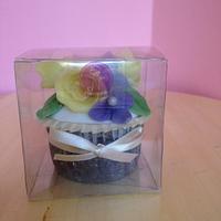 Flower cupcake 