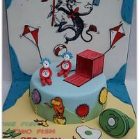 Dr Seuss Themed Cake