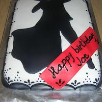 Dancing Silhouette Cake